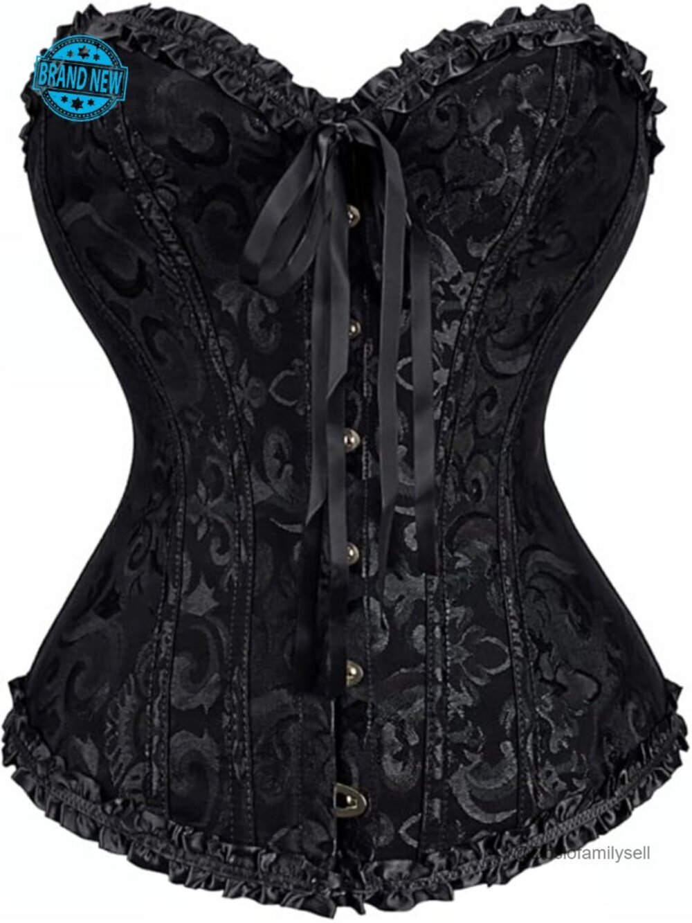 Vintage Lace Up Corset Top - Sexy Steampunk Gothic Bustier, Renaissance Cosplay